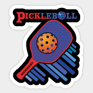 Pickleball Memory Sticker